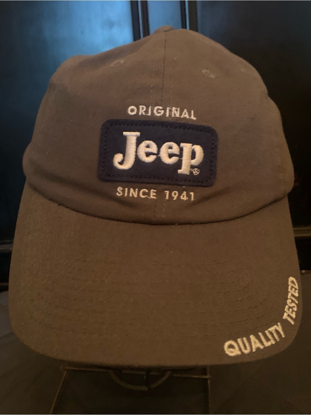 Jeep Olive Cap with White Embroidery